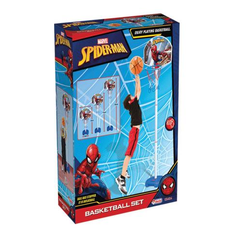 Dede Spiderman Ayaklı Basketbol Seti 03404