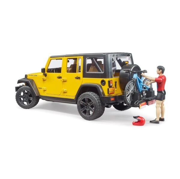 Bruder Jeep W. Rubicon  Bisiklet Ve Sürücüsü BR02543