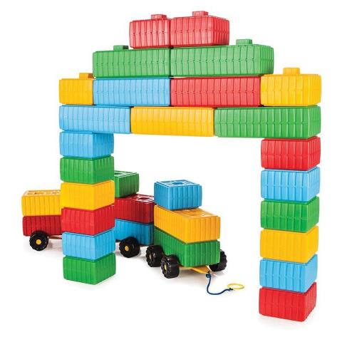 Pilsan Tuğla Blok Ve Araba Seti 03251