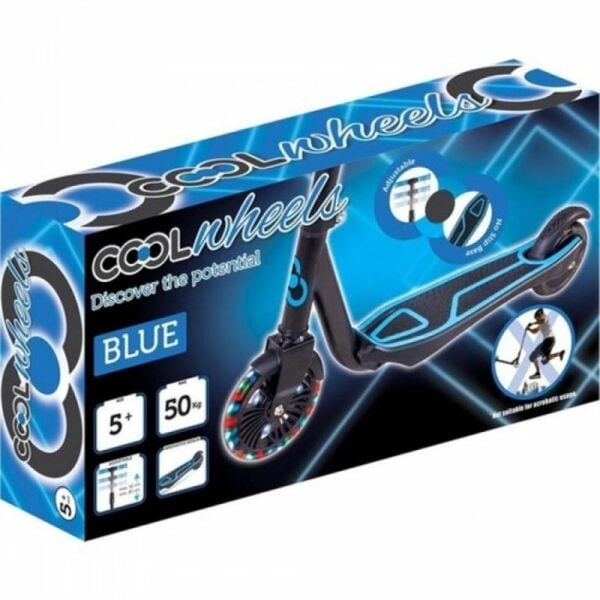 Furkan Cool Wheels 5+ Işıklı Scooter Mavi 59243