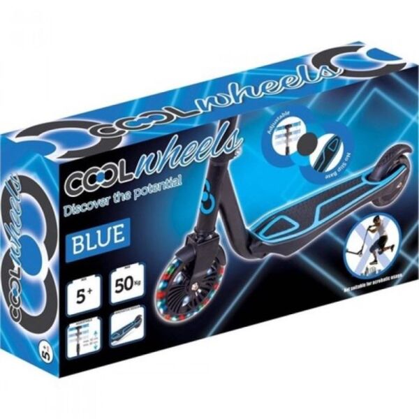Furkan Cool Wheels 5+ Işıklı Scooter Mavi 59243