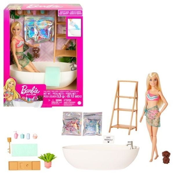 Mattel Barbie Wellness Barbie'nin Spa Günü Set HKT