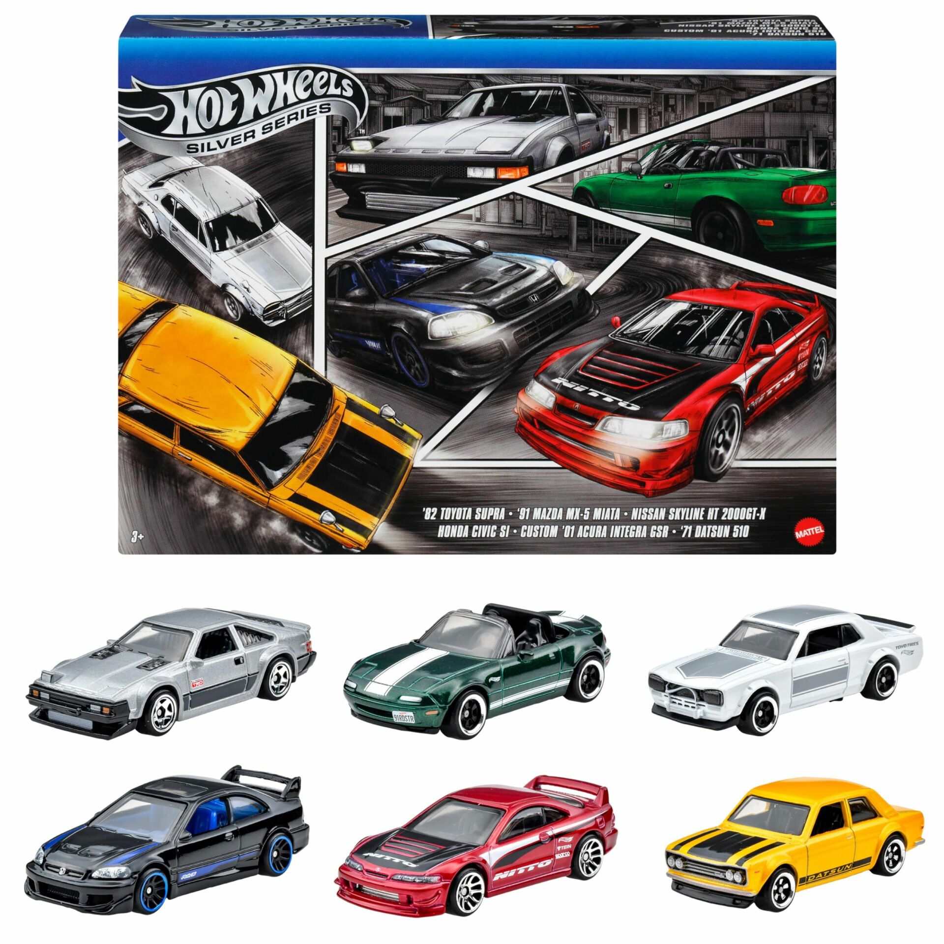 Mattel Hot Wheels Japon Temalı Çoklu Araba JBY77