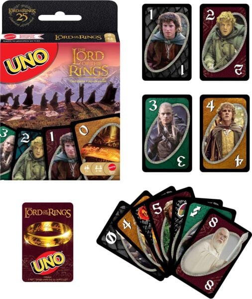 Mattel Games Uno Lord Of The Rings Kartlar