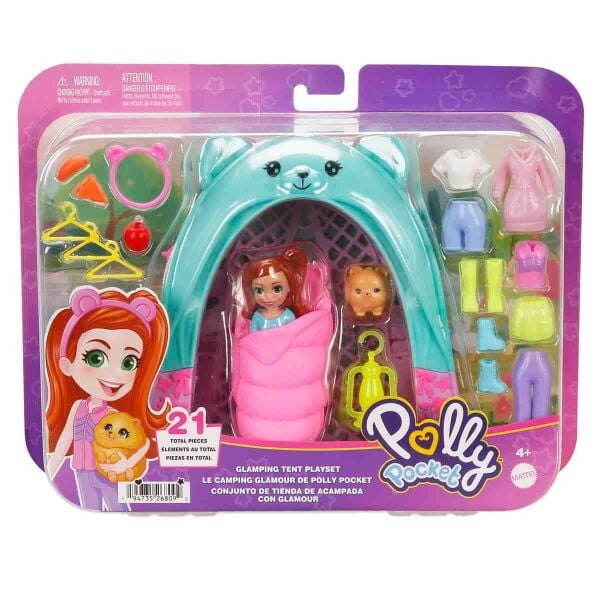 Mattel Polly Pocket Muhteşem Kamp Çadırı Oyun Seti
