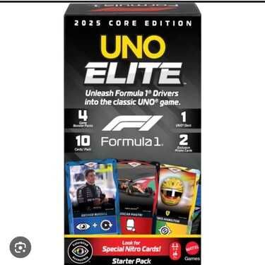 Mattel Uno Elite F1 Kartlar
