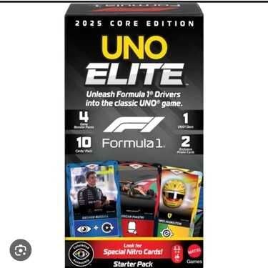 Mattel Uno Elite F1 Kartlar