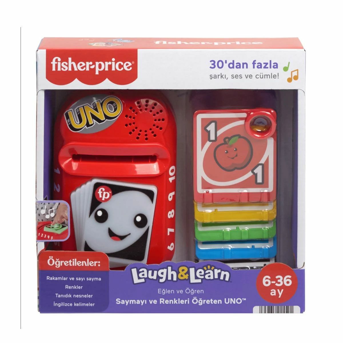 Mattel FP Saymayı Renkleri Öğreten UNO HWH16