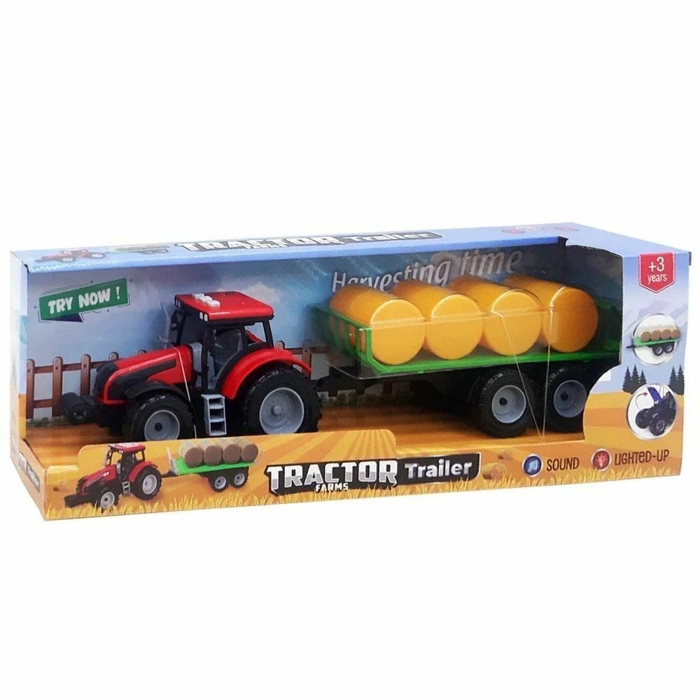 Aya Toys Saman Balyalı Traktör Pilli  40289