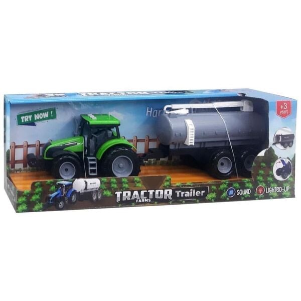 Aya Toys Tankerli Traktör Pilli  40296