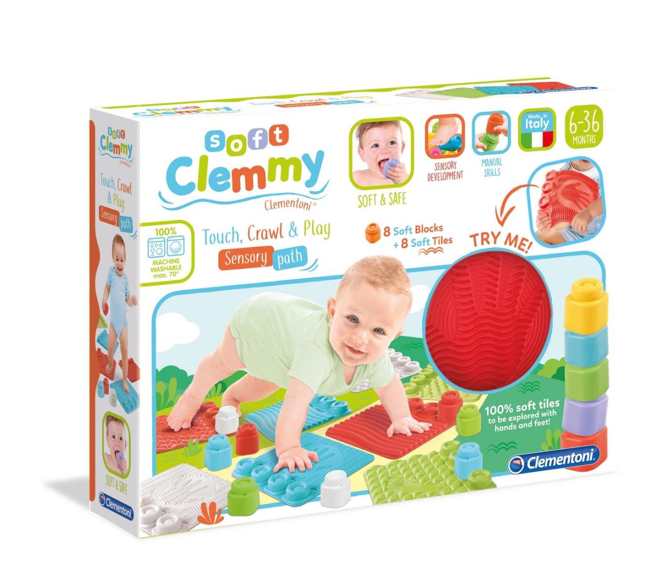 Clementoni Baby Yumuşak Blok Duyusal Halı 17352