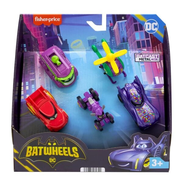 Mattel FP Batwheels Bam Batmobile 5'li HML21