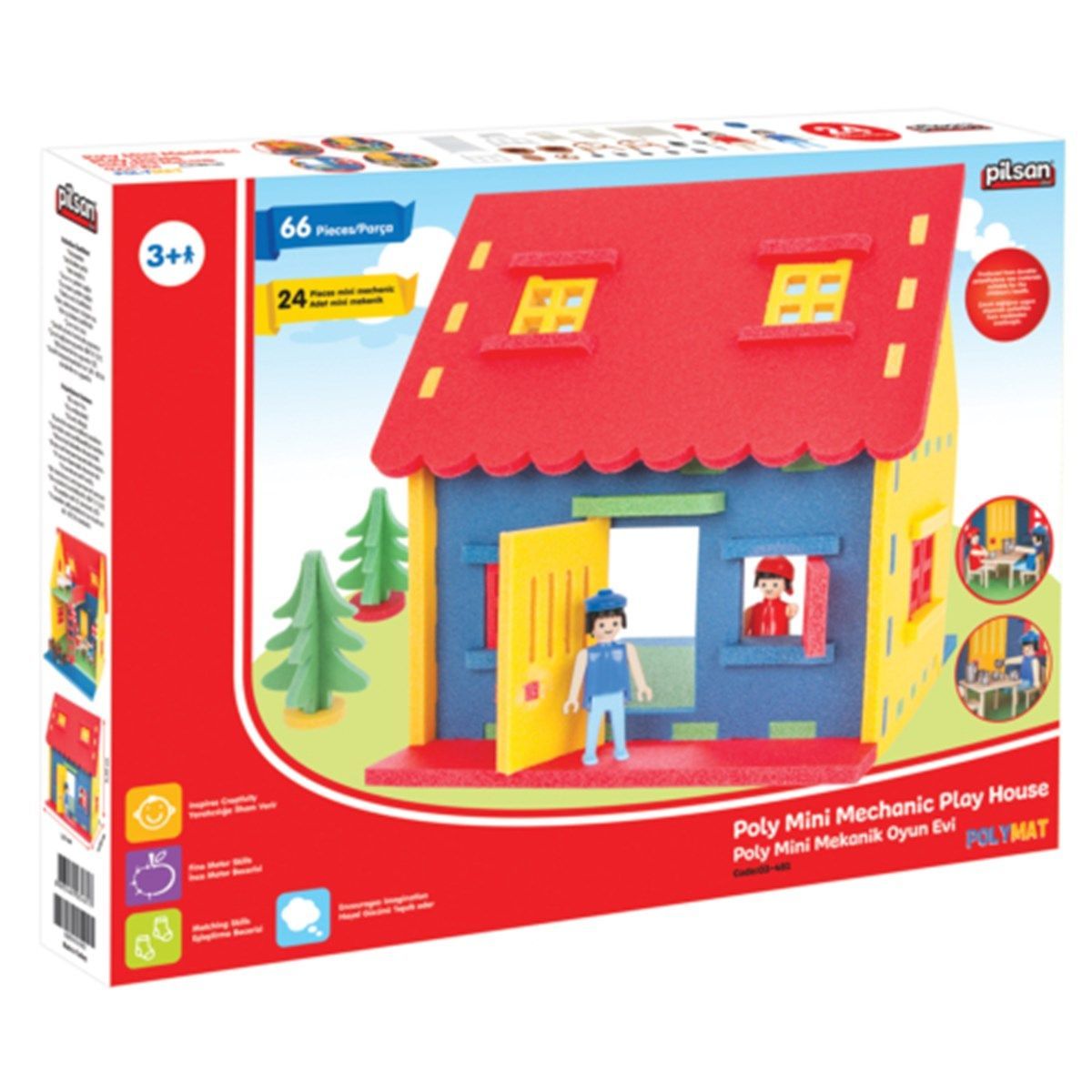Pilsan Poly Mini Mekanik Oyun Evi 03481