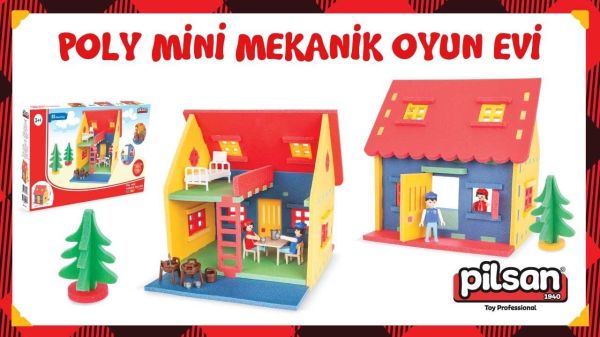 Pilsan Poly Mini Mekanik Oyun Evi 03481