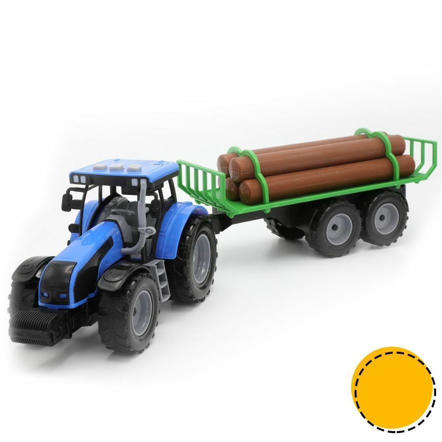 Aya Toys Odunlu Traktör Pilli  40319