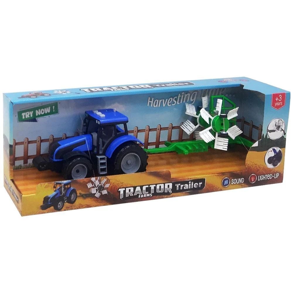 Aya Toys Pulluklu Traktör Pilli  40333