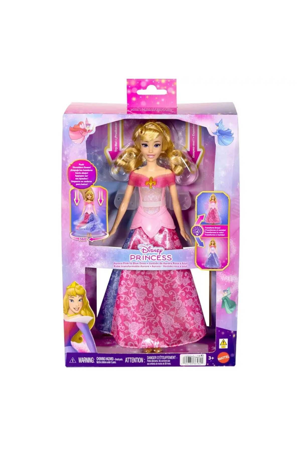 Mattel Di. Prens. Kıyafet Değişim Eğlencesi Aurora