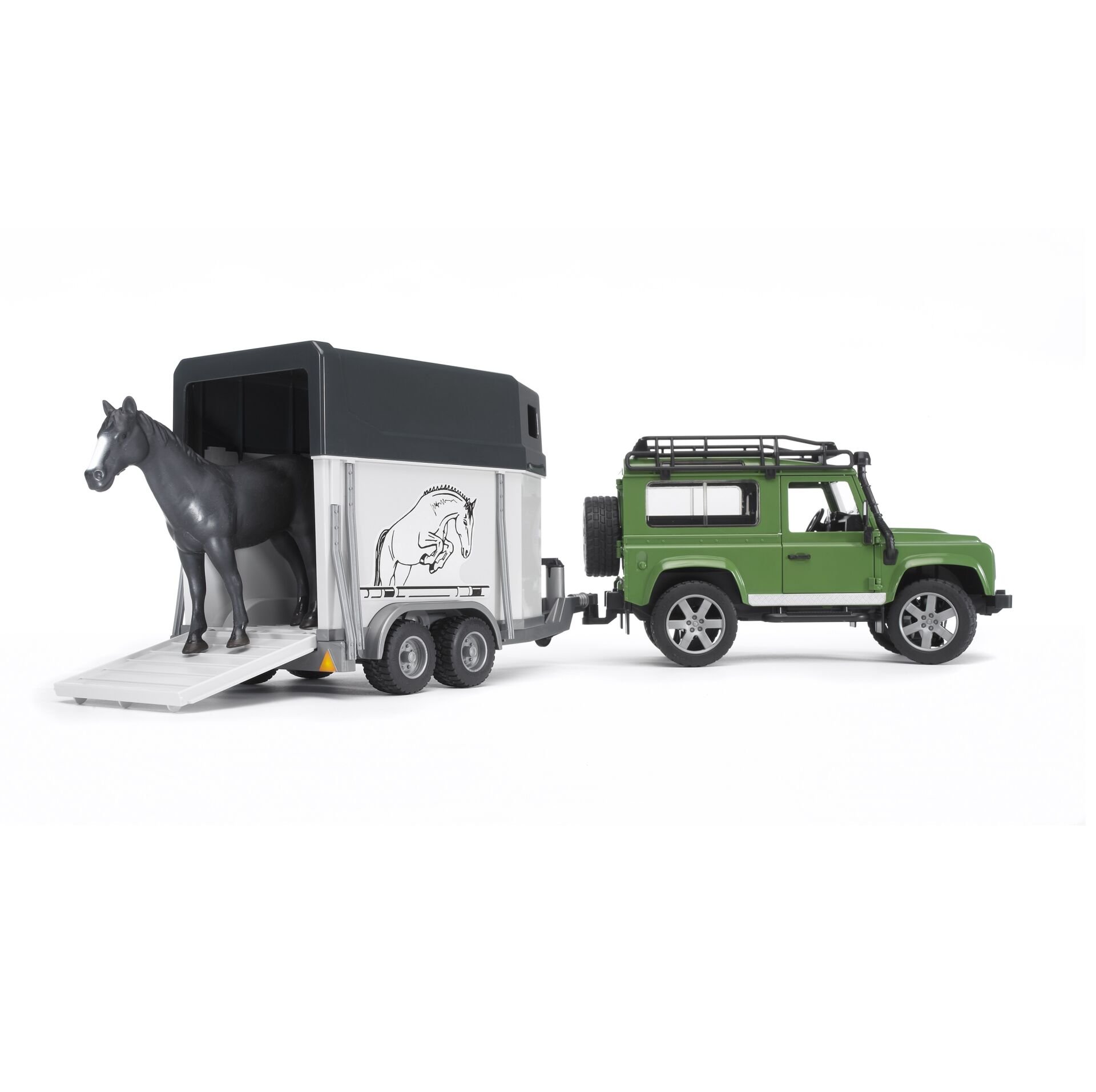 Bruder Land Rover Arazi Aracı At Nakil Aracı BR02592