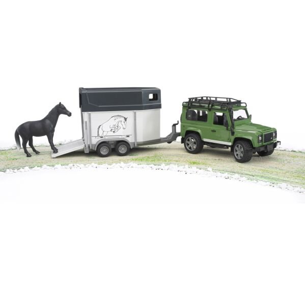 Bruder Land Rover Arazi Aracı At Nakil Aracı BR02592