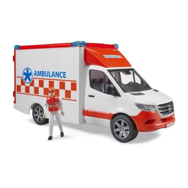 Bruder Mercedes Benz Sprınter Sırenlı Ambulans Ve Ekıbı BR02676