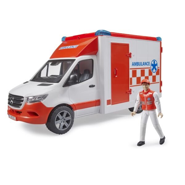 Bruder Mercedes Benz Sprınter Sırenlı Ambulans Ve Ekıbı BR02676