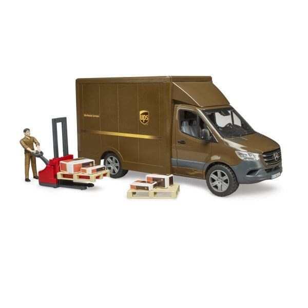 Bruder Mercedes Benz Sprınter Ups Kargo Aracı, Transpalet Ve Fıgür BR02678
