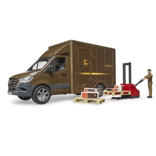 Bruder Mercedes Benz Sprınter Ups Kargo Aracı, Transpalet Ve Fıgür BR02678