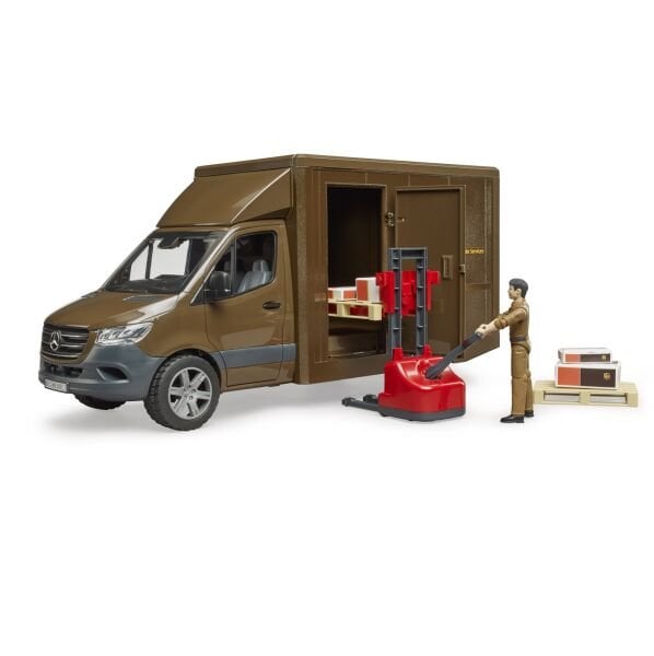 Bruder Mercedes Benz Sprınter Ups Kargo Aracı, Transpalet Ve Fıgür BR02678