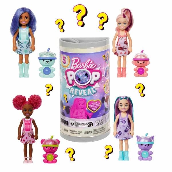 Mattel Barbie Chelsea POP Reveal Boba Çayı HRK63