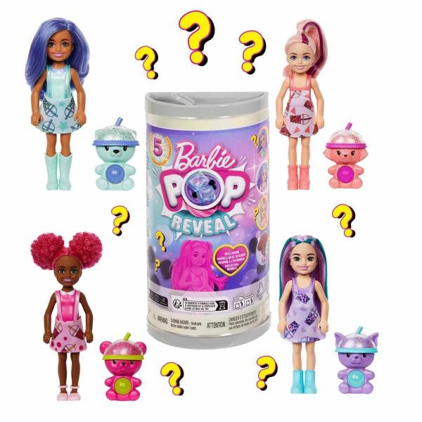 Mattel Barbie Chelsea POP Reveal Boba Çayı HRK63