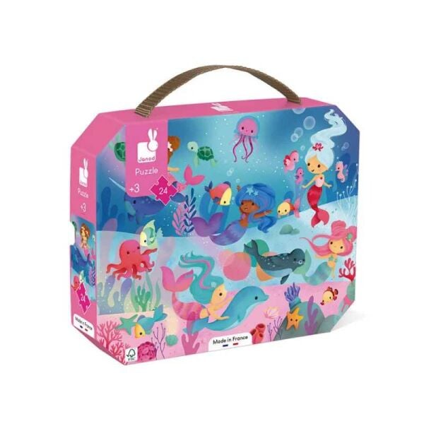 Isabel 24 Parça Çantalı Puzzle Deniz Kızı