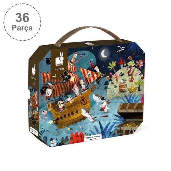 Isabel 36 Parça Çantalı Puzzle Hazine Avı