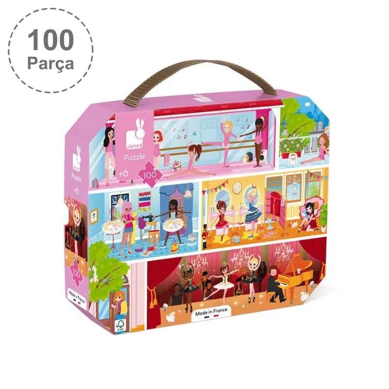 Isabel 100 Parça Çantalı Puzzle Dans Akademi