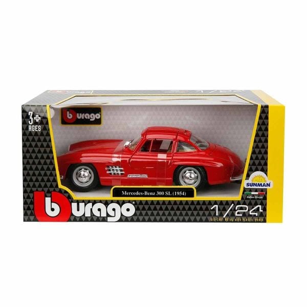 Sunman 1/24 Mercedes Benz 300 SL Gümüş S00022023
