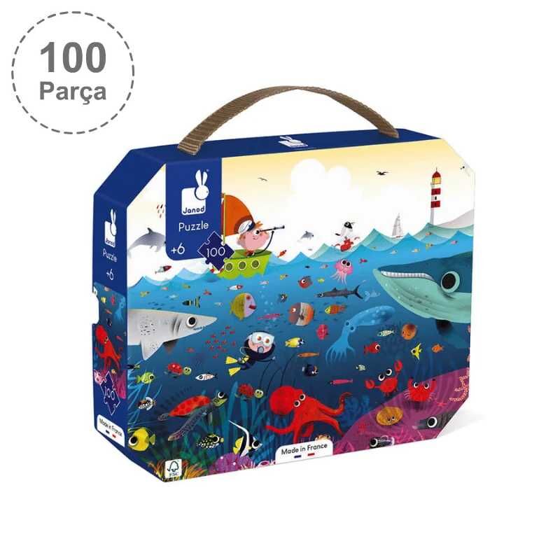 Isabel 100 Parça Çantalı Puzzle Sualtı Dünyası