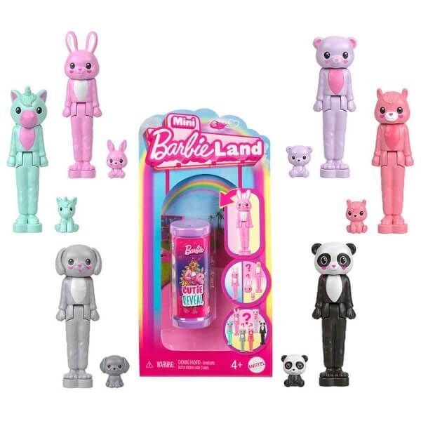 Mattel Mini Barbieland Cutie Reveal Bebekler HYM25