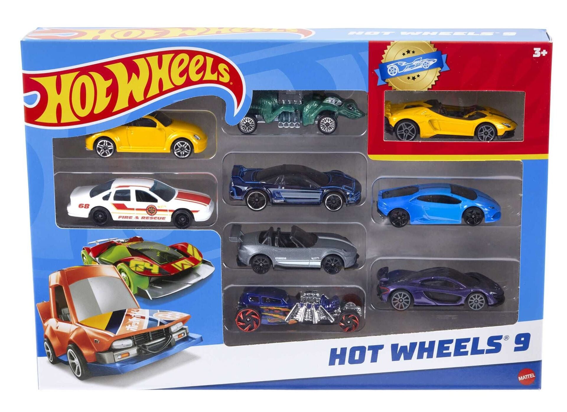Mattel Hot Wheels 9lu Araba Seti X6999