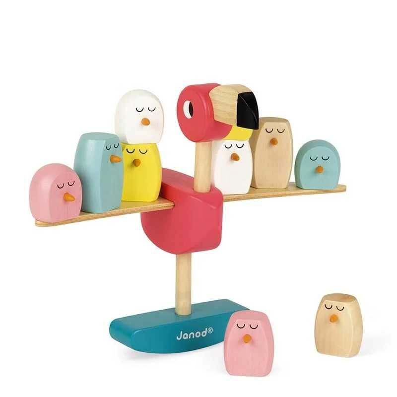 Isabel Ahşap Flamingo Denge Oyuncağı