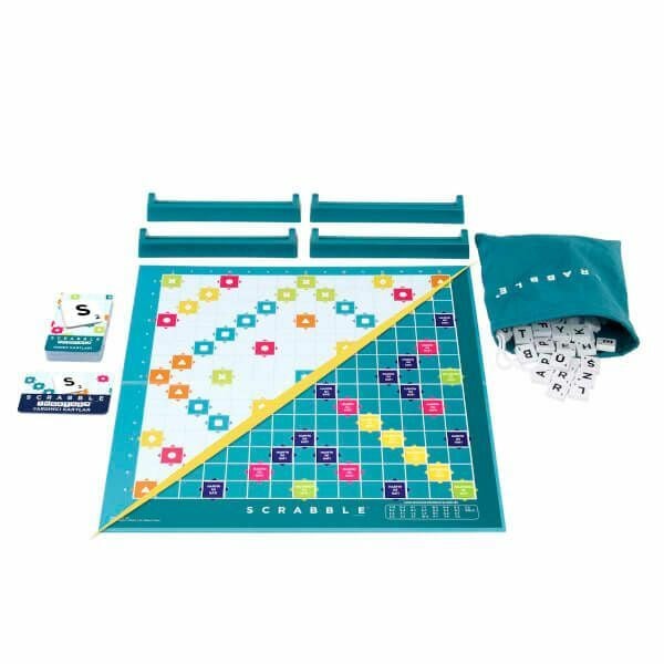Mattel Scrabble Orijinal İkisi Bir Arada HXV98