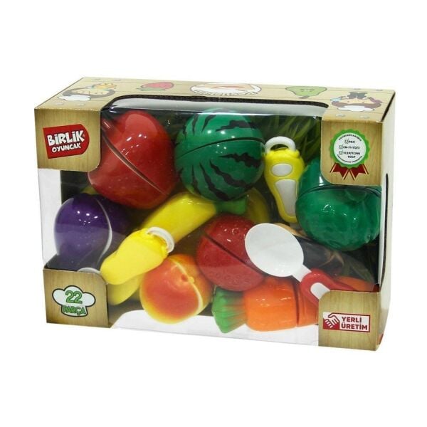 Birlik 22 Parça Kesilebilen Sebze Meyveler URT007