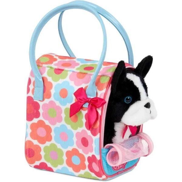 Isabel Yavru Köpek Ve Çiçekli Çanta