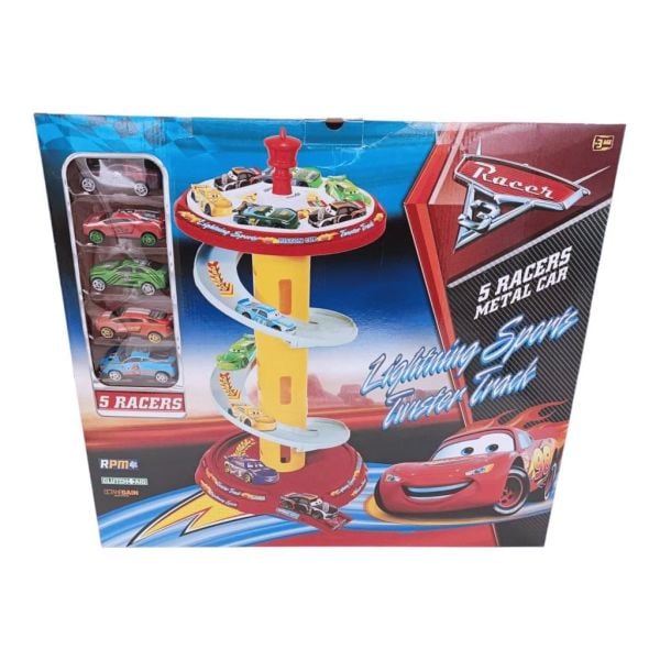 Toysan Racer Twister Track 5 Metal Cars SPR-47