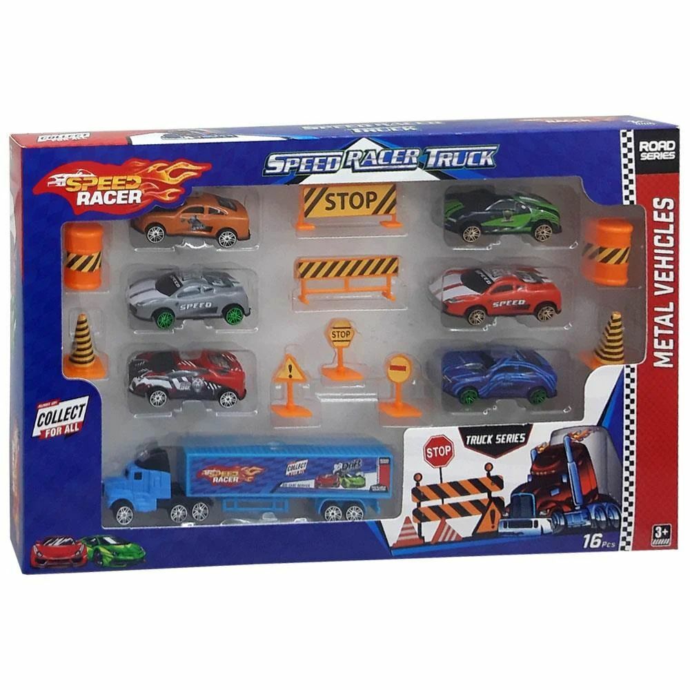 Toysan Tır Seti Trafik Levhali 6'Li Metal TOY-49