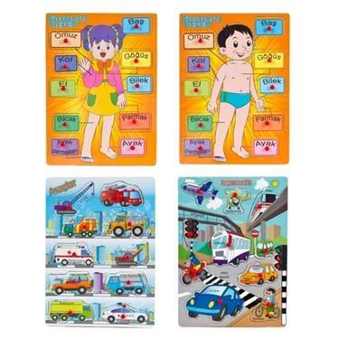 Canem Ahşap Puzzle Asortili S12345