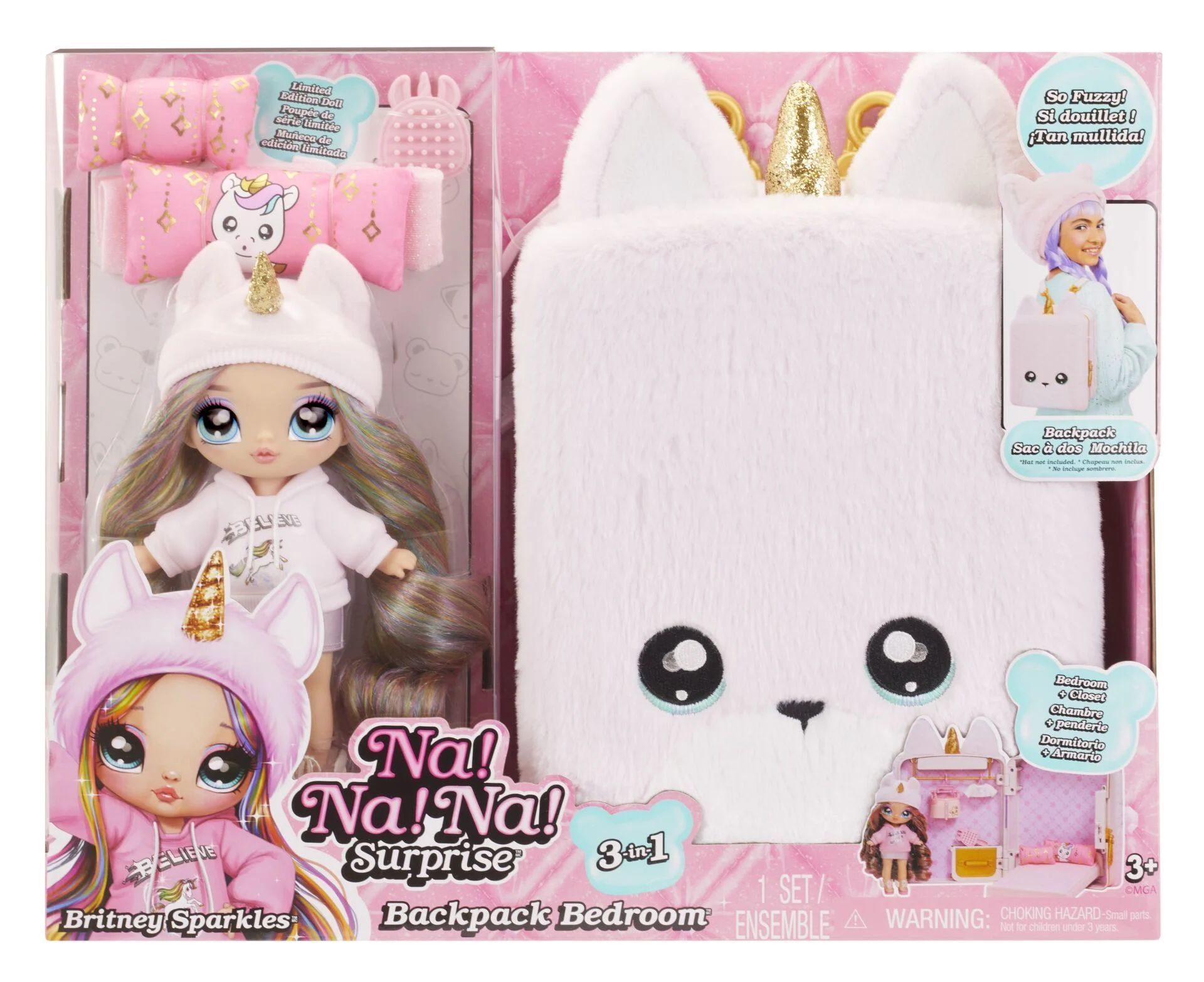 Adore NaNaNa 3in1 Sırt Çan Set Sparkles 592358