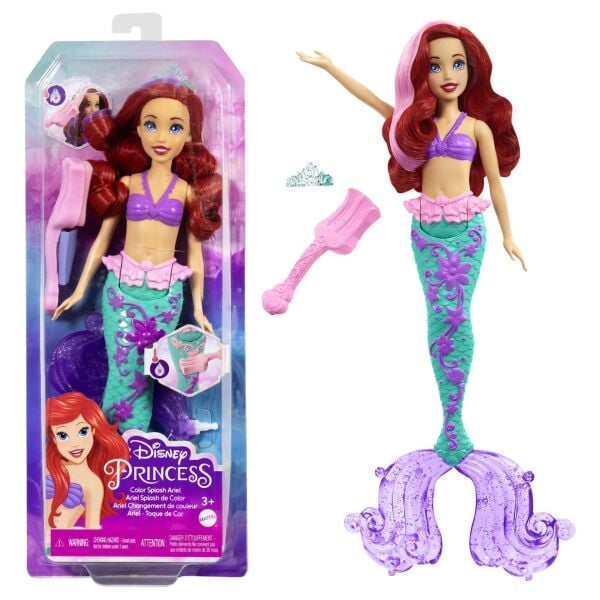 Mattel Renk Değiştiren Saçlı Deniz Kızı Ariel HLW0