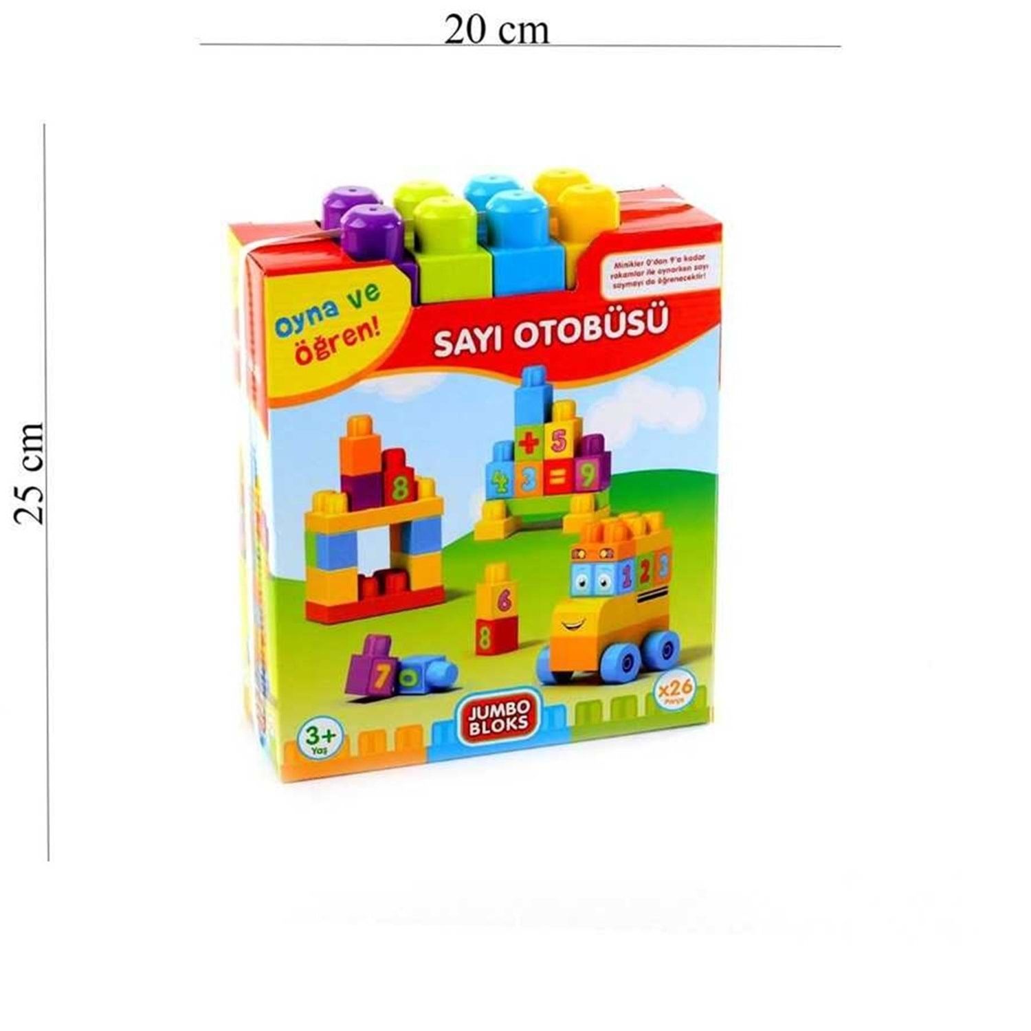 Best Jumbo Bloks Sayı Otobüs 6461