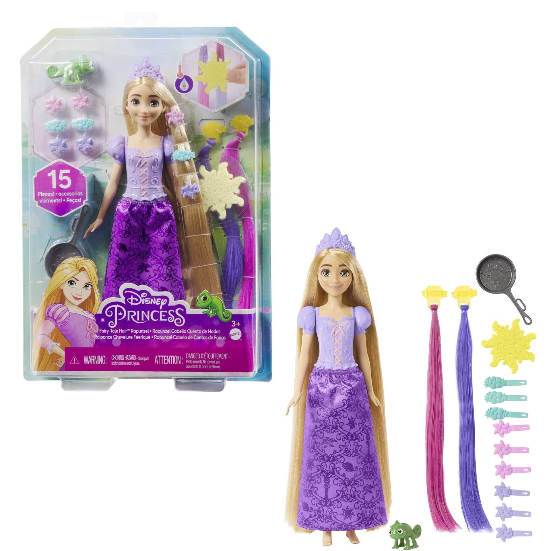 Mattel Renk Değiştiren Sihirli Saçlı Rapunzel HLW1