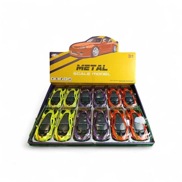 Seher 15 Cm Büyük Boy Metal Model Çekbırak 12 Li