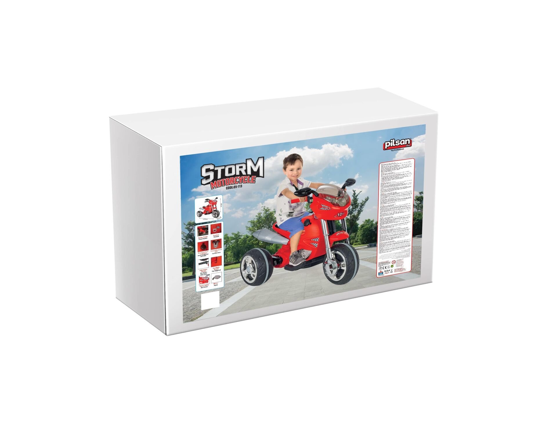 Pilsan Storm Akülü Motosiklet 12 Volt 05113